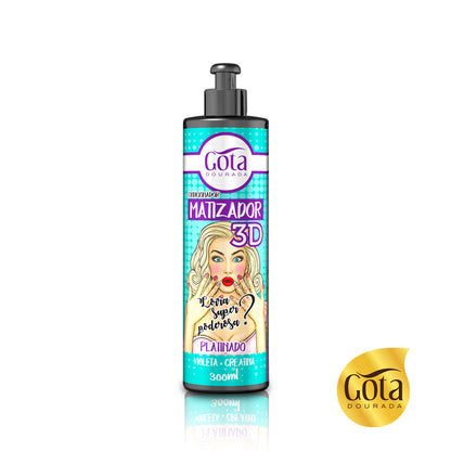 Acondicionador Matizador 3D Platinado 300 ml Marca Gota Dorada - Chile