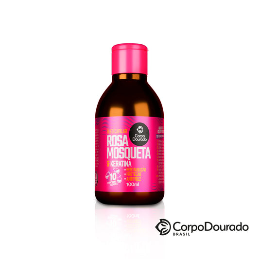 Rosa Mosqueta y Keratina – Aceite Capilar 100 ml