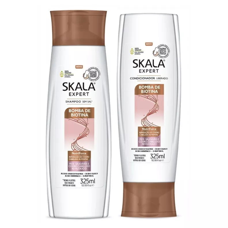 Bomba de Biotina 650 ml – Kit Shampoo + Acondicionador