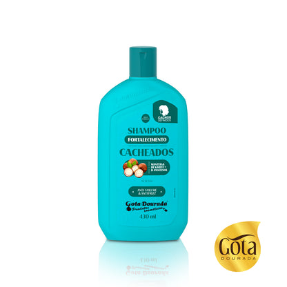 Champú Fortalecedor para Cabello Rizado 430 ml Marca Gota Dorada - Chile