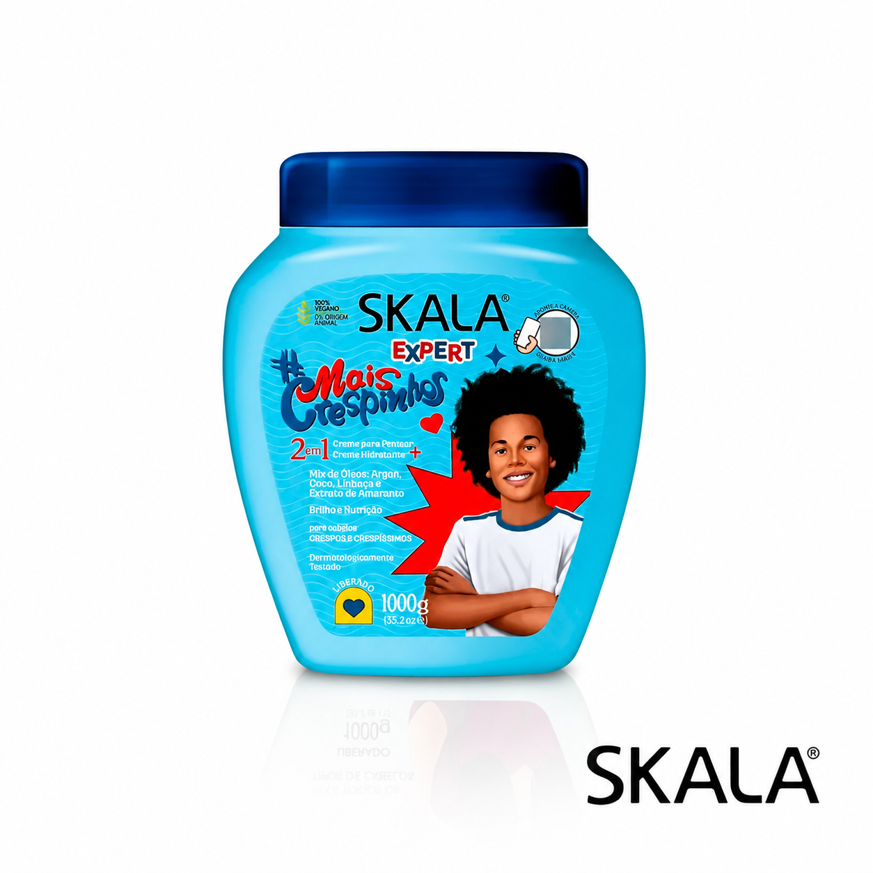 skala crema de peinar hidratante mais crespinhos rizos
