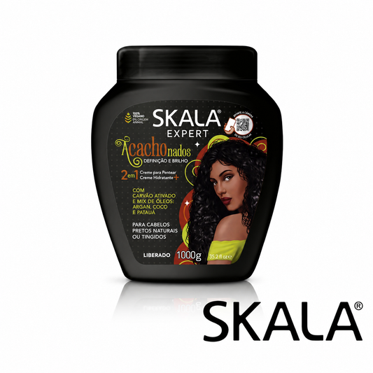 skala mascara capilar acachonados 2 en 1 crema de peinar hidratante