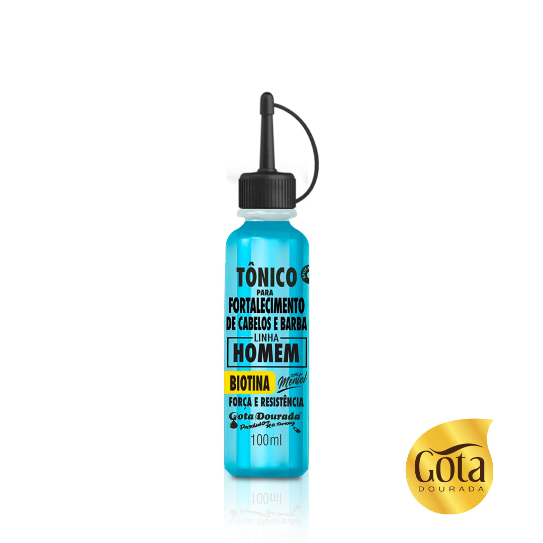 Kit Hombre Biotina - Fortalecimiento de Cabello y Barba Marca Gota Dorada - Chile